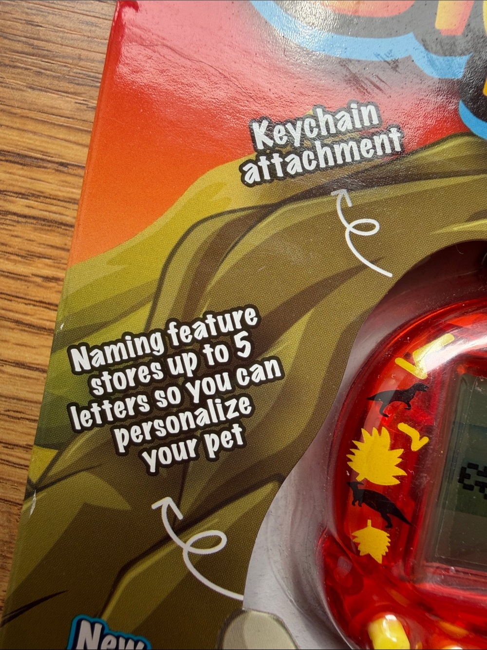 Top Secret GigaPets TechT-Rex Handheld Virtual Pet Red & Yellow New!! 90’s - Picture 5 of 5